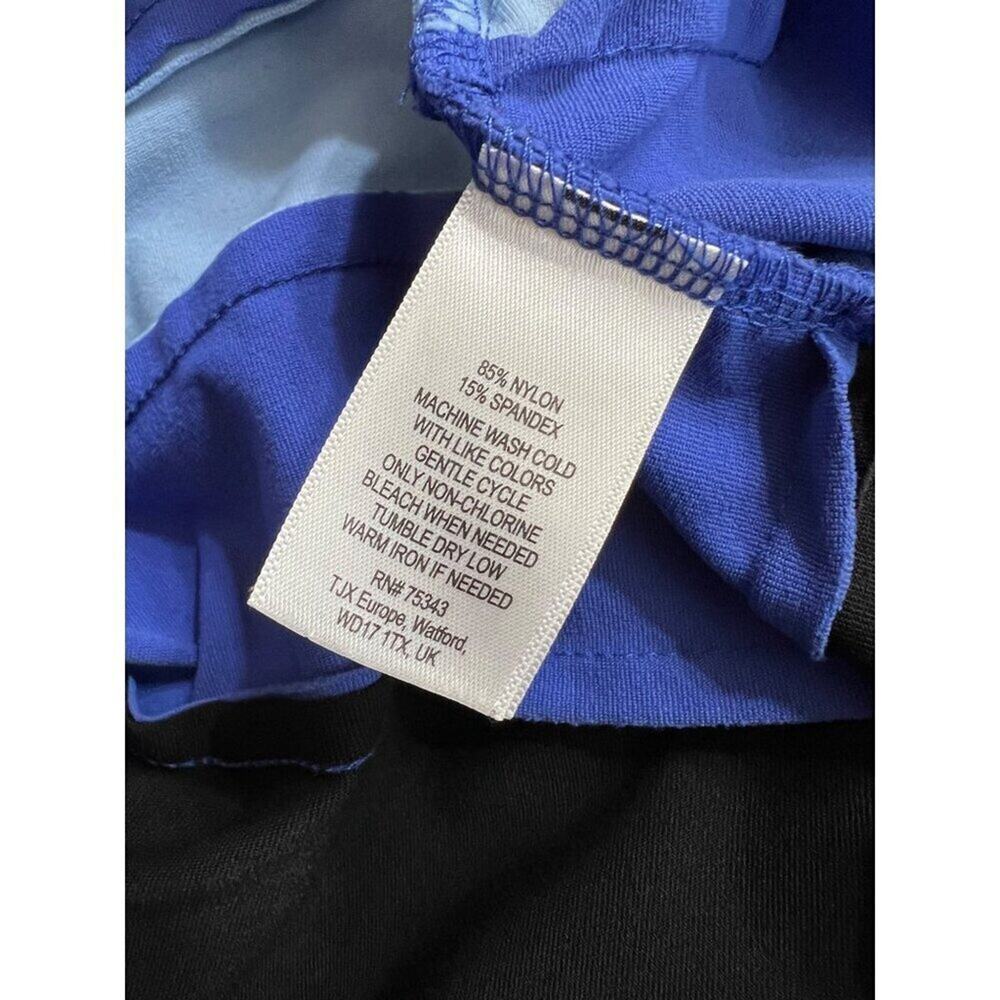 Cynthia Rowley Blue Dress Stripe Accent with Pockets Size M - Picture 7 of 7